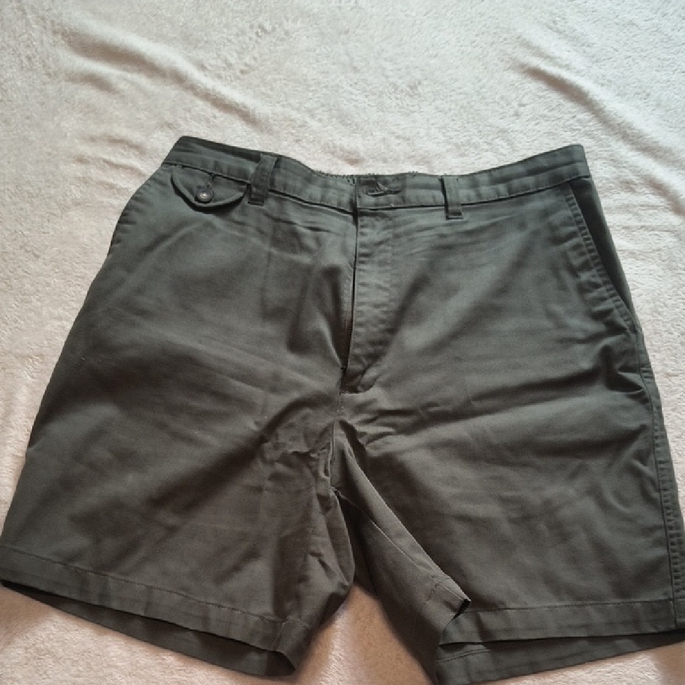 Towncraft Men's Charcoal Flat Front Shorts